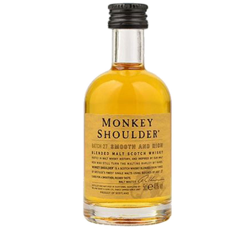 Monkey Shoulder - Blended Scotch Miniature Whisky